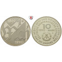 German Democratic Republic, Commemoratives, 10 Mark 1990, May 1st, PROOF, J. 1637