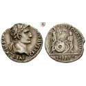 Roman Imperial Coins, Augustus, Denarius 2 BC-4 AD, vf-xf / vf