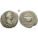 Roman Imperial Coins, Domitian, Denarius 81, vf