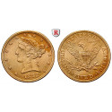 USA, 5 Dollars 1882, 7.52 g fine, nearly xf / good xf