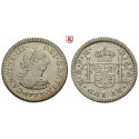 Mexico, Carlos III., 1/2 Real 1773, good vf
