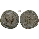 Roman Imperial Coins, Julia Mamaea, mother of Severus Alexander, Sestertius 222-235, good vf