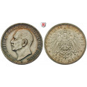 German Empire, Mecklenburg-Strelitz, Adolf Friedrich V., 3 Mark 1913, A, nearly xf / good xf, J. 92