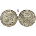 German Empire, Mecklenburg-Strelitz, Adolf Friedrich V., 2 Mark 1905, A, vf, J. 91