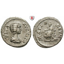 Roman Imperial Coins, Julia Domna, wife of Septimius Severus, Denarius about 217, vf-xf