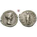 Roman Imperial Coins, Faustina Junior, wife of Marcus Aurelius, Denarius 147-176, vf-xf / vf