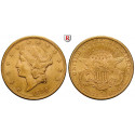 USA, 20 Dollars 1896, 30.15 g fine, vf-xf