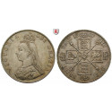Great Britain, Victoria, Double-Florin 1887, vf-xf / xf