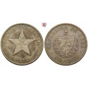 Cuba, Peso 1933, vf-xf