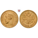 Russia, Nicholas II, 5 Roubles 1901, 3.87 g fine, vf-xf / xf