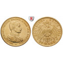 German Empire, Preussen, Wilhelm II., 20 Mark 1914, A, xf / xf-unc, J. 253