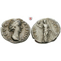 Roman Imperial Coins, Faustina Senior, wife of Antoninus Pius, Denarius after 141, good vf
