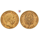 German Empire, Sachsen, Albert, 10 Mark 1888, E, vf, J. 261