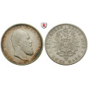 German Empire, Württemberg, Karl, 2 Mark 1888, F, vf, J. 172