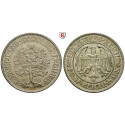 Weimar Republic, Standard currency, 5 Reichsmark 1929, Oak tree, F, xf, J. 331
