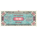 Banknoten unter Allierter Besetzung(1944-48), 20 Mark 1944, II, Rb. 204a