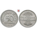 Weimar Republic, Standard currency, 50 Pfennig 1919, A, nearly FDC, J. 301