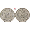 German Empire, Standard currency, 10 Pfennig 1897, G, fine, J. 13