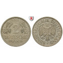 Federal Republic, Standard currency, 2 DM 1951, F, xf-unc, J. 386