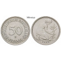 Federal Republic, Standard currency, 50 Pfennig 1950, D, unc, J. 384