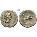 Roman Republican Coins, C. Annius and L. Fabius Hispaniensis, Denarius 82-81 BC, vf