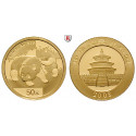 China, People´s Republic, 50 Yuan ab 2001, 3.11 g fine, FDC