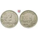 France, Forth Republic, 100 Francs 1956, xf / vf-xf