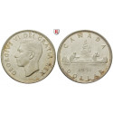 Canada, George VI., Dollar 1951, nearly xf