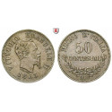 Italy, Kingdom Of Italy, Vittorio Emanuele II, 50 Centesimi 1863, vf-xf