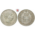 Italy, Kingdom Of Italy, Umberto I, Lira 1887, vf-xf