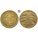 Weimar Republic, Standard currency, 50 Rentenpfennig 1924, J, vf-xf, J. 310