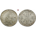 France, Louis XIV, Ecu aux huit L 1690, good xf