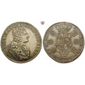 Sachsen (Saxony), Albertine branch, Friedrich August I., Reichstaler 1707, nearly xf