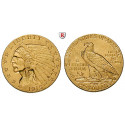 USA, 2 1/2 Dollars 1915, 3.76 g fine, xf