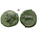 Sicily, Akragas, Phintias, tyrant, Bronze 282-279 BC, vf-xf