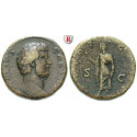 Roman Imperial Coins, Aelius, Caesar, Sestertius 137, nearly vf