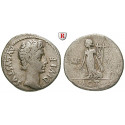 Roman Imperial Coins, Augustus, Denarius 15-13 BC, vf / f-vf