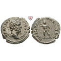 Roman Imperial Coins, Septimius Severus, Denarius 208, xf