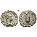 Roman Imperial Coins, Geta, Caesar, Denarius 208, good xf