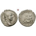 Roman Imperial Coins, Hadrian, Denarius 134-138, good vf