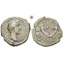 Roman Imperial Coins, Antoninus Pius, Denarius 143-144, vf