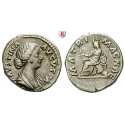 Roman Imperial Coins, Faustina Junior, wife of  Marcus Aurelius, Denarius, vf