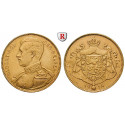 Belgium, Belgian Kingdom, Albert I., 20 Francs 1914, 5.81 g fine, nearly xf / good xf