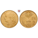 Switzerland, Swiss Confederation, 10 Franken 1913, 2.9 g fine, xf / xf-unc