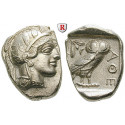 Attika, Athens, Tetradrachm 2. Hälfte 5.cent. BC, good xf