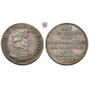 Switzerland, Zurich, Ducat offstrike in silver 1819, xf