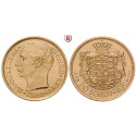 Denmark, Frederik VIII., 10 Kroner 1908-1909, 4.03 g fine, xf