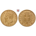 Italy, Kingdom Of Italy, Vittorio Emanuele II, 20 Lire 1861-1878, 5.81 g fine, vf