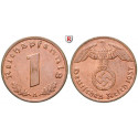 Third Reich, Standard currency, 1 Reichspfennig 1938, J, FDC, J. 361