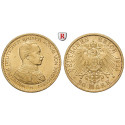 German Empire, Preussen, Wilhelm II., 20 Mark 1914, (COIN TYPE PICTURE), A, 7.17 g fine, xf, J. 253